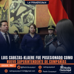 Luis Cabezas-Klaere fue posesionado como nuevo Superintendente de Compañías