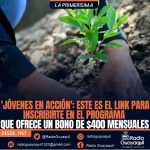 ‘JÓVENES EN ACCIÓN’: ESTE ES EL LINK PARA INSCRIBIRTE EN EL PROGRAMA QUE OFRECE UN BONO DE $400 MENSUALES